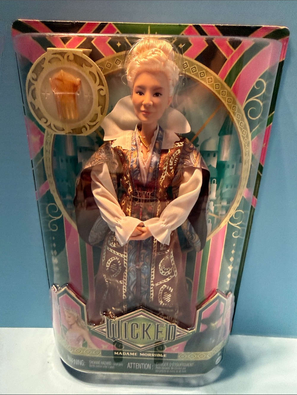 First Edition error box Mattel Wicked Madame Morrible Doll NIB